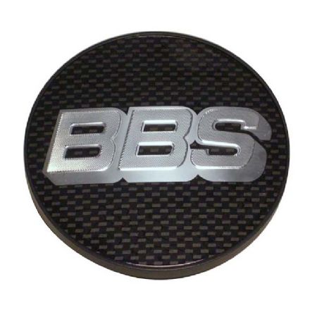 BBS centerkapsel ø 64,5 mm sølv/carbon