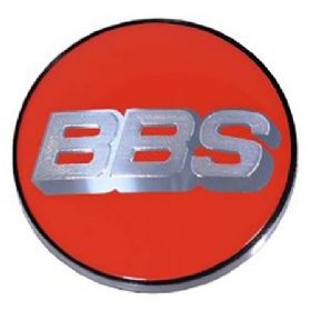 BBS centerkapsel ø56 mm sølv/rød nürburgring-edition