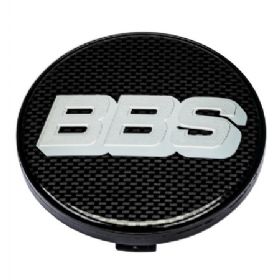 BBS centerkapsel ø 56 mm sølv/sort