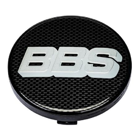 BBS centerkapsel ø 56 mm sølv/sort