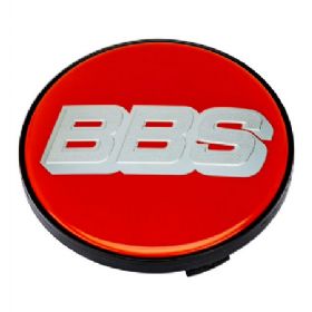 BBS centerkapsel 70,6mm sølv/rød Nürburgring edition