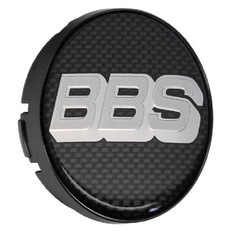 BBS 2D Centerkapsel præget carbon B0924704#