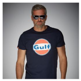 Gulf Logo T-shirt Mørkeblå S