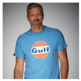 Gulf Logo T-shirt Lyseblå L