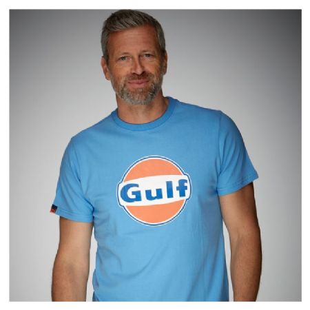 Gulf Logo T-shirt Lyseblå L