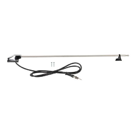 Antenne AM/FM universal DIN chrome 118cm