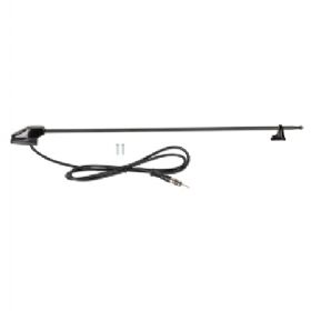 Universal antenne AM/FM DIN sort 118 cm.