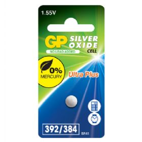 GP Batteri til ur, silveroxid 392F/384/SR41, 1-pak