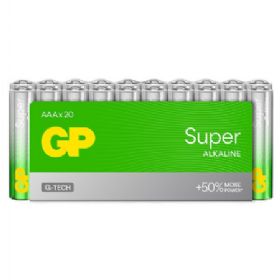 GP Super Alkaline AAA-batteri 24A/LR03 20-pak