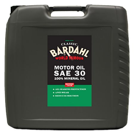 Bardahl 20 Ltr. Sae30 Singlegrade Classic motorolie