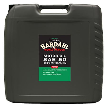 Bardahl 20 Ltr. Sae40 Singlegrade Classic motorolie