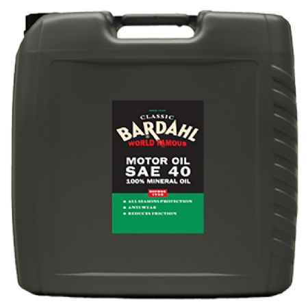 Bardahl 20 Ltr. Sae50 Singlegrade Classic motorolie