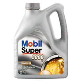 Mobil Super 3000 5W40 fuld syntetisk olie, 4 L