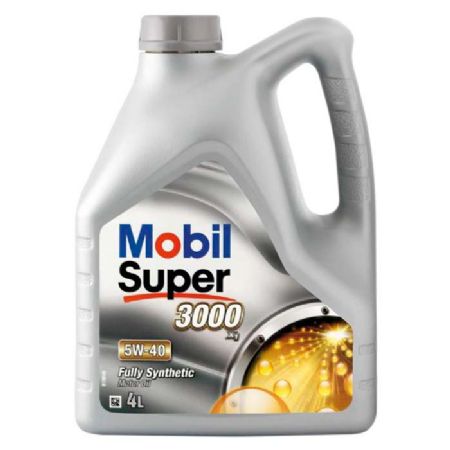 Mobil Super 3000 5W40 fuld syntetisk olie, 4 L