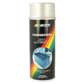 Motip Hammerlak spray  sølv 400ml.