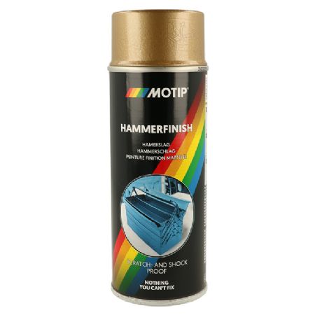 Motip Hammerlak spray guld 400ml.