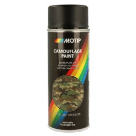 Motip spray camouflage RAL9021 400ml