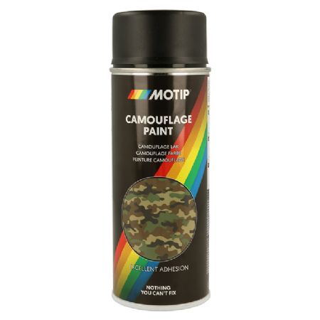 Motip spray camouflage RAL9021 400ml