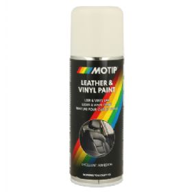 Motip læder og vinyl maling RAL9010 200ml