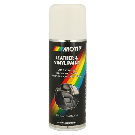 Motip læder og vinyl maling RAL9016 200ml